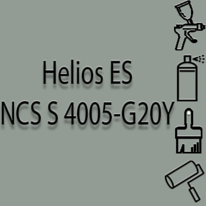 NCS S 4005-G20Y аерозольна глянцева 1К швидкосохнуча антикорозійна емаль Helios ES - 400мл