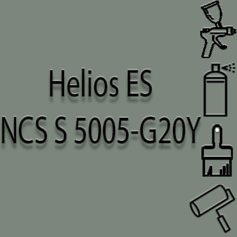 NCS S 5005-G20Y глянцева 1К швидкосохнуча антикорозійна емаль Helios ES - 1л