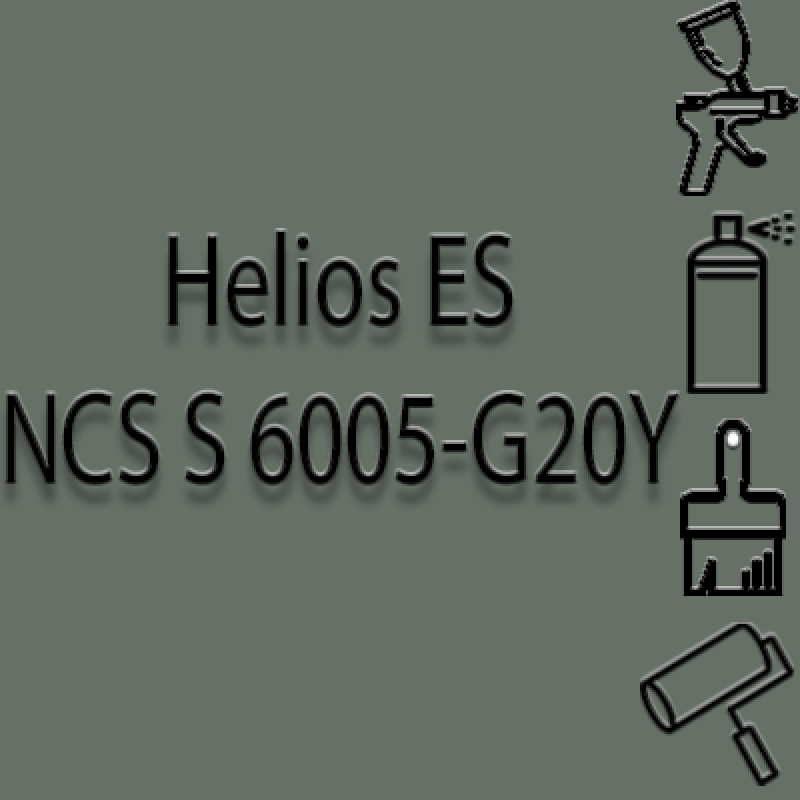 NCS S 6005-G20Y глянцева 1К швидкосохнуча антикорозійна емаль Helios ES - 1л