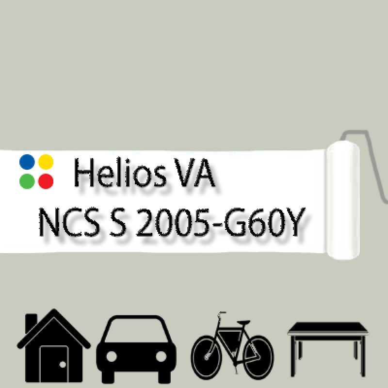 NCS S 2005-G60Y антикорозійна глянцева грунт-емаль (вініл-акрилова) HELIOS VA - 1л