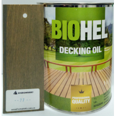 BIOHEL DECKING OIL олія для терас 1 л. №77 - СЛАНЕЦЬ.