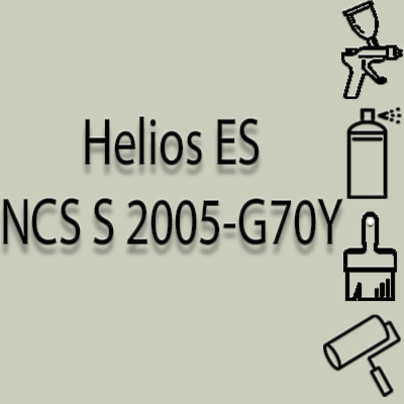 NCS S 2005-G70Y глянцева 1К швидкосохнуча антикорозійна емаль Helios ES - 1л