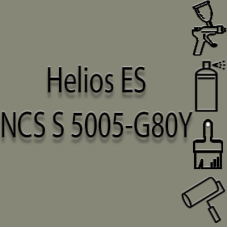 NCS S 5005-G80Y глянцева 1К швидкосохнуча антикорозійна емаль Helios ES - 1л