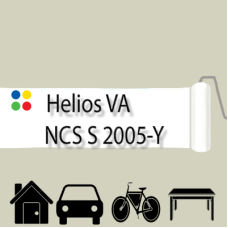 NCS S 2005-Y антикорозійна глянцева грунт-емаль (вініл-акрилова) HELIOS VA - 1л