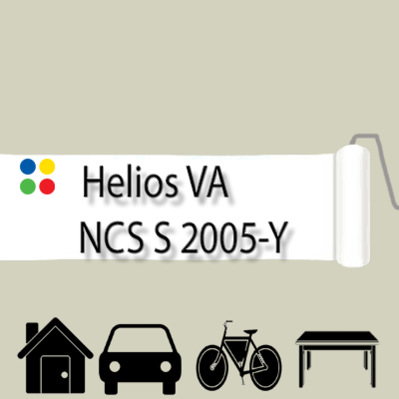 NCS S 2005-Y антикорозійна глянцева грунт-емаль (вініл-акрилова) HELIOS VA - 1л