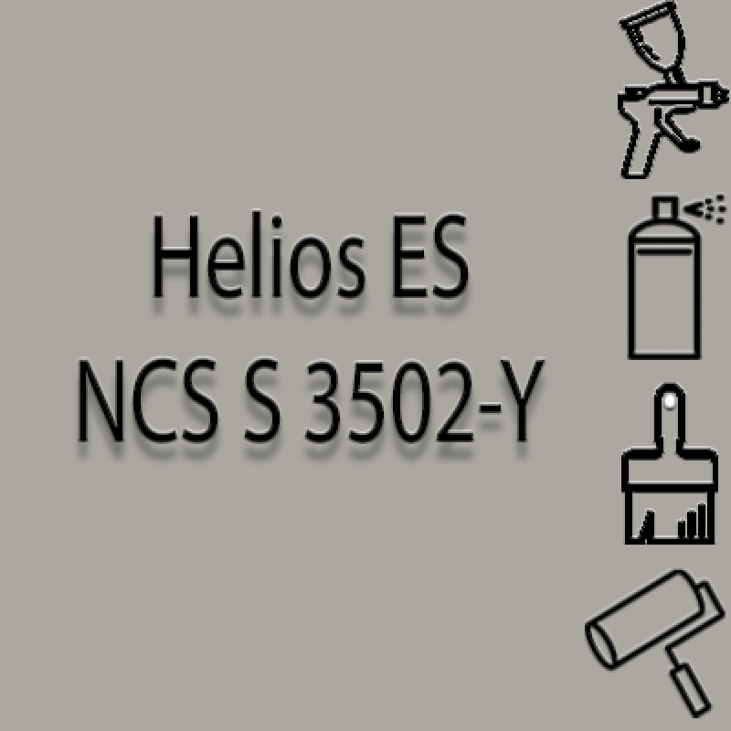 NCS S 3502-Y глянцева 1К швидкосохнуча антикорозійна емаль Helios ES - 1л