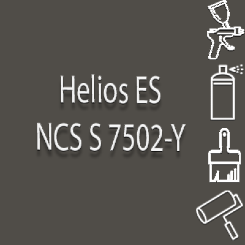 NCS S 7502-Y аерозольна глянцева 1К швидкосохнуча антикорозійна емаль Helios ES - 400мл
