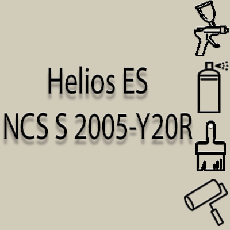 NCS S 2005-Y20R глянцева 1К швидкосохнуча антикорозійна емаль Helios ES - 1л