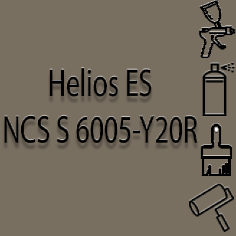 NCS S 6005-Y20R глянцева 1К швидкосохнуча антикорозійна емаль Helios ES - 1л