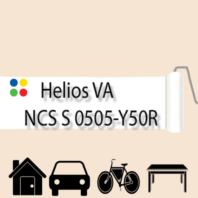 NCS S 0505-Y50R антикорозійна глянцева грунт-емаль (вініл-акрилова) HELIOS VA - 1л