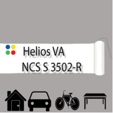 NCS S 3502-R антикорозійна глянцева грунт-емаль (вініл-акрилова) HELIOS VA - 1л