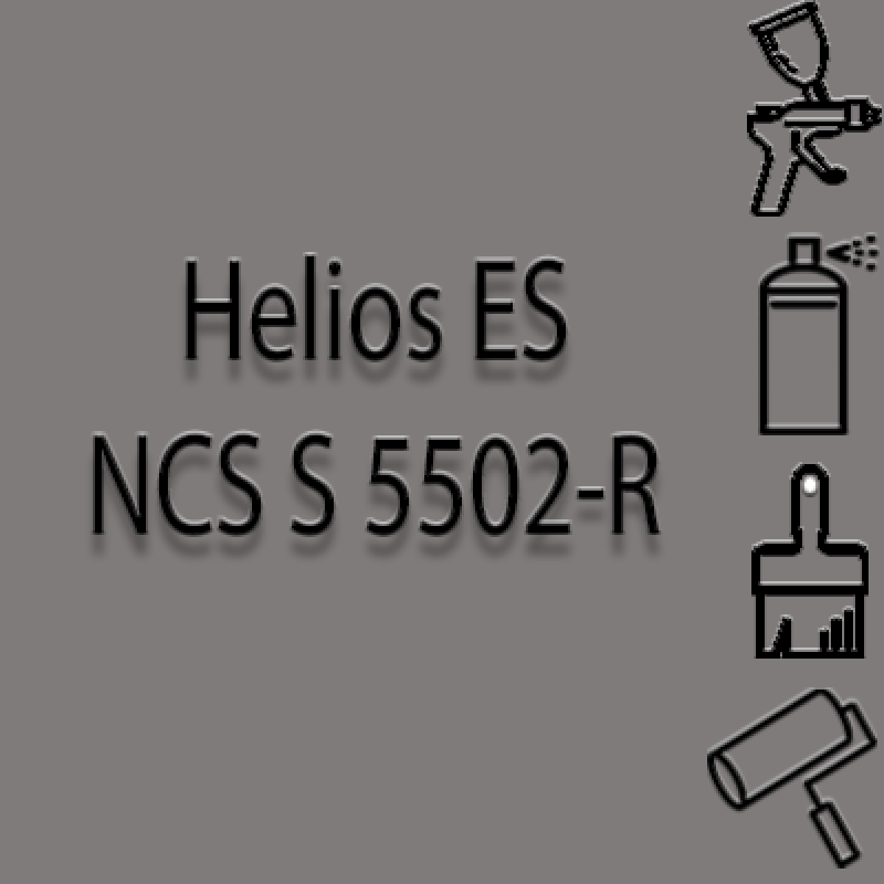 NCS S 5502-R глянцева 1К швидкосохнуча антикорозійна емаль Helios ES - 1л NCS S 5502-R глянцева 1К швидкосохнуча антикорозійна емаль Helios ES - 1л