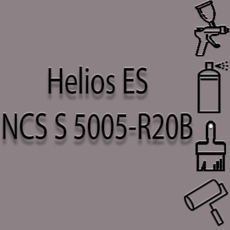 NCS S 5005-R20B глянцева 1К швидкосохнуча антикорозійна емаль Helios ES - 1л