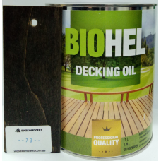 BIOHEL DECKING OIL олія для терас 1 л. №73 - EBONY.
