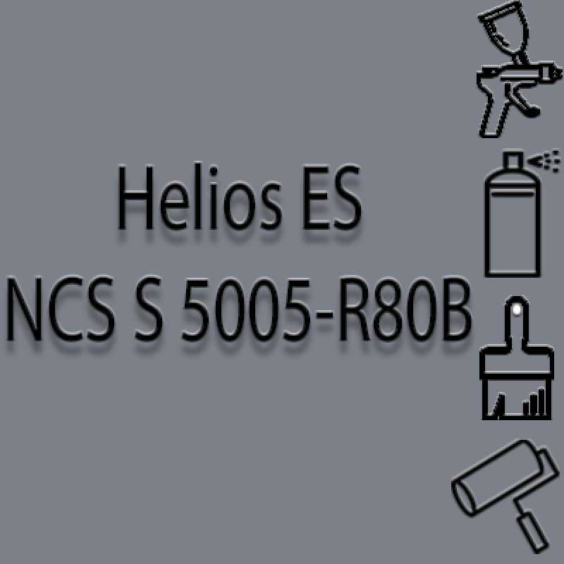 NCS S 5005-R80B глянцева 1К швидкосохнуча антикорозійна емаль Helios ES - 1л NCS S 5005-R80B глянцева 1К швидкосохнуча антикорозійна емаль Helios ES - 1л