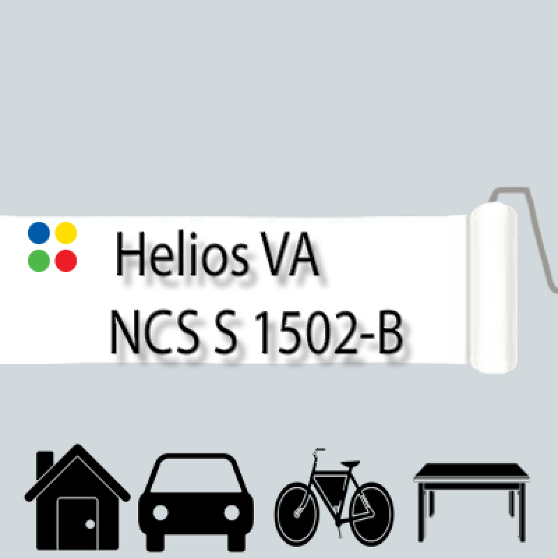 NCS S 1502-B антикорозійна глянцева грунт-емаль (вініл-акрилова) HELIOS VA - 1л