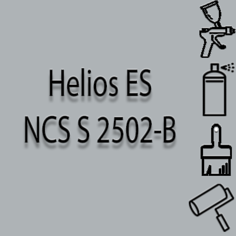 NCS S 2502-B глянцева 1К швидкосохнуча антикорозійна емаль Helios ES - 1л