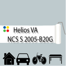 NCS S 2005-B20G антикорозійна глянцева грунт-емаль (вініл-акрилова) HELIOS VA - 1л