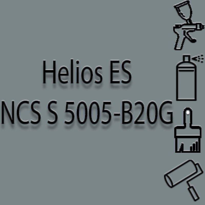NCS S 5005-B20G глянцева 1К швидкосохнуча антикорозійна емаль Helios ES - 1л