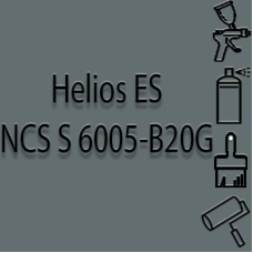 NCS S 6005-B20G глянцева 1К швидкосохнуча антикорозійна емаль Helios ES - 1л