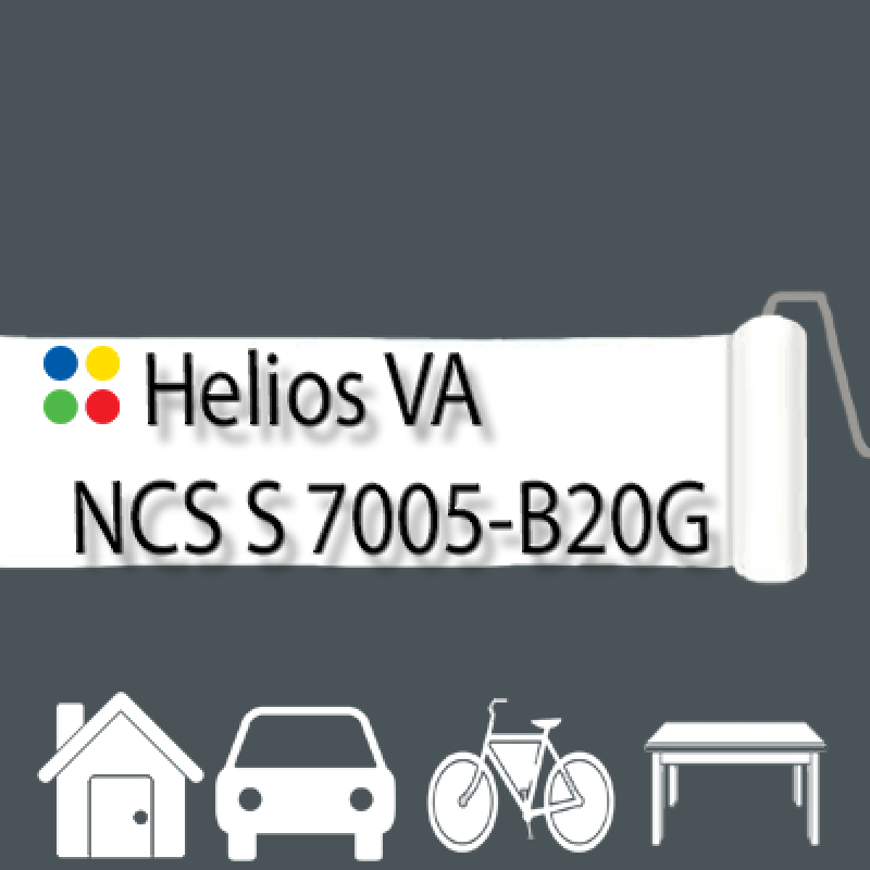 NCS S 7005-B20G антикорозійна глянцева грунт-емаль (вініл-акрилова) HELIOS VA - 1л