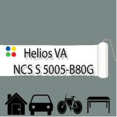 NCS S 5005-B80G антикорозійна глянцева грунт-емаль (вініл-акрилова) HELIOS VA - 1л