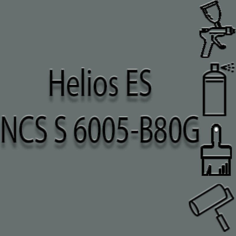 NCS S 6005-B80G глянцева 1К швидкосохнуча антикорозійна емаль Helios ES - 1л
