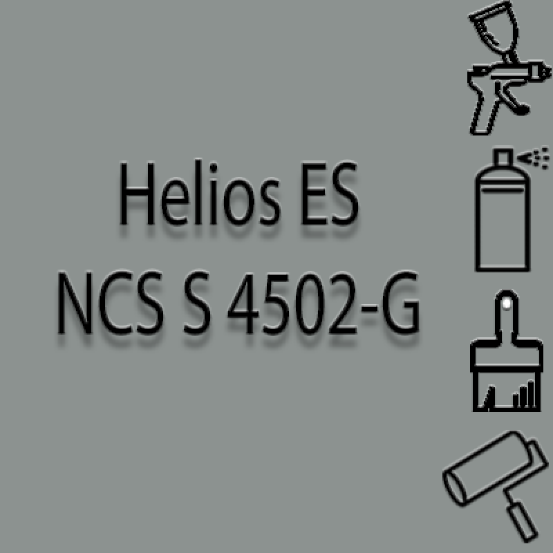 NCS S 4502-G глянцева 1К швидкосохнуча антикорозійна емаль Helios ES - 1л
