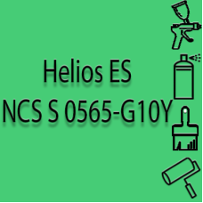 NCS S 0565-G10Y глянцева 1К швидкосохнуча антикорозійна емаль Helios ES - 1л