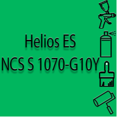 NCS S 1070-G10Y глянцева 1К швидкосохнуча антикорозійна емаль Helios ES - 1л