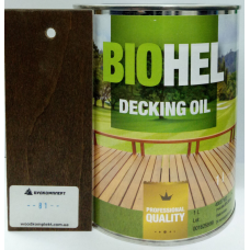 BIOHEL DECKING OIL масло для террас 1 л. №81 - ПОЛИСАНДР.