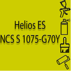 NCS S 1075-G70Y глянцева 1К швидкосохнуча антикорозійна емаль Helios ES - 1л