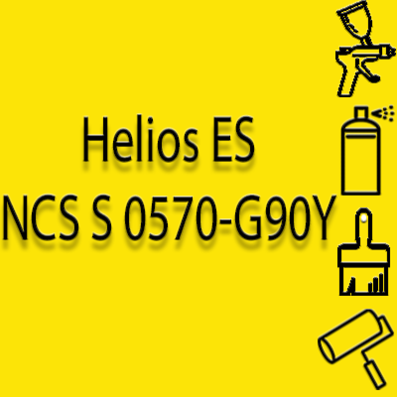 NCS S 0570-G90Y глянцева 1К швидкосохнуча антикорозійна емаль Helios ES - 1л
