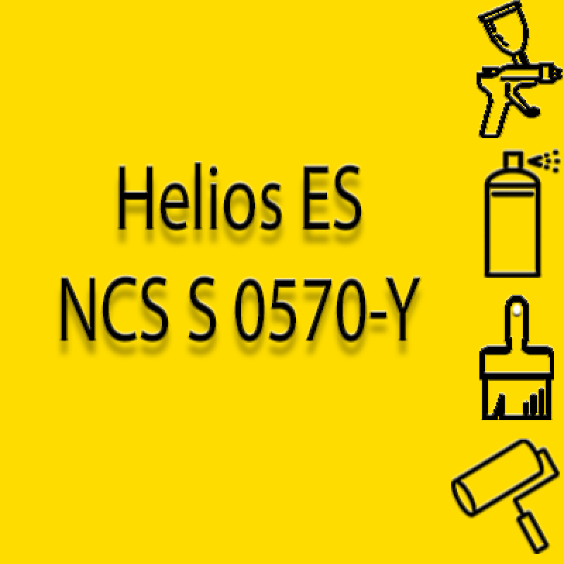 NCS S 0570-Y глянцева 1К швидкосохнуча антикорозійна емаль Helios ES - 1л NCS S 0570-Y глянцева 1К швидкосохнуча антикорозійна емаль Helios ES - 1л