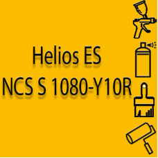 NCS S 1080-Y10R аерозольна глянцева 1К швидкосохнуча антикорозійна емаль Helios ES - 400мл