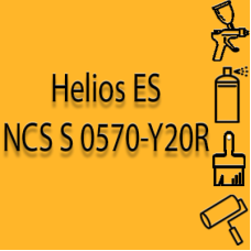 NCS S 0570-Y20R глянцева 1К швидкосохнуча антикорозійна емаль Helios ES - 1л