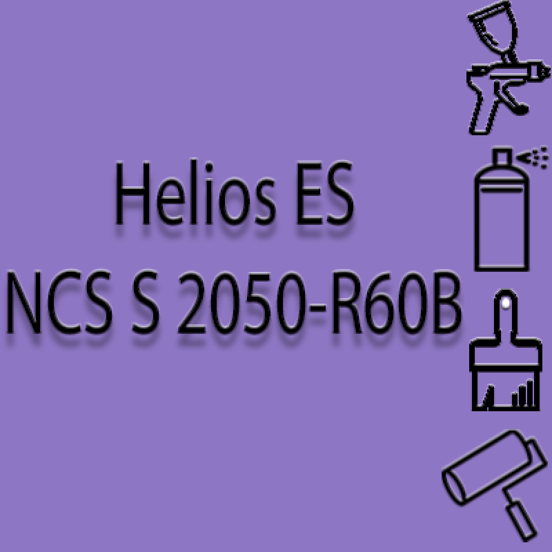 NCS S 2050-R60B аерозольна глянцева 1К швидкосохнуча антикорозійна емаль Helios ES - 400мл