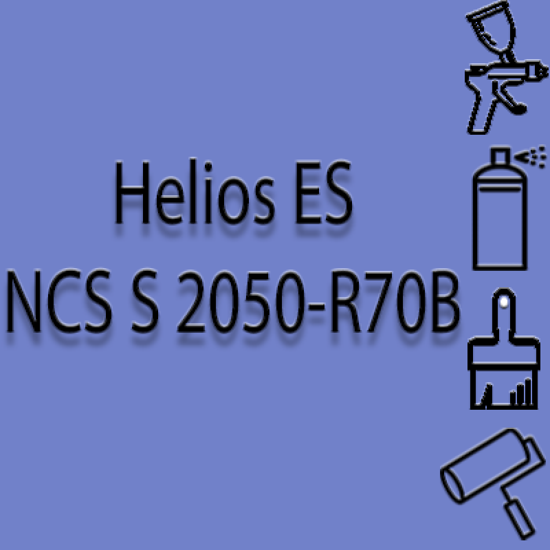 NCS S 2050-R70B глянцева 1К швидкосохнуча антикорозійна емаль Helios ES - 1л