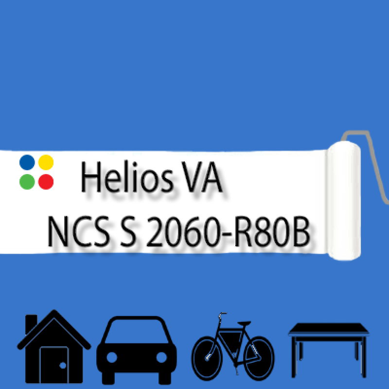 NCS S 2060-R80B антикорозійна глянцева грунт-емаль (вініл-акрилова) HELIOS VA - 1л