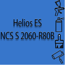 NCS S 2060-R80B глянцева 1К швидкосохнуча антикорозійна емаль Helios ES - 1л