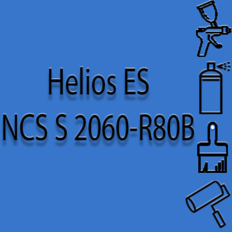 NCS S 2060-R80B глянцева 1К швидкосохнуча антикорозійна емаль Helios ES - 1л