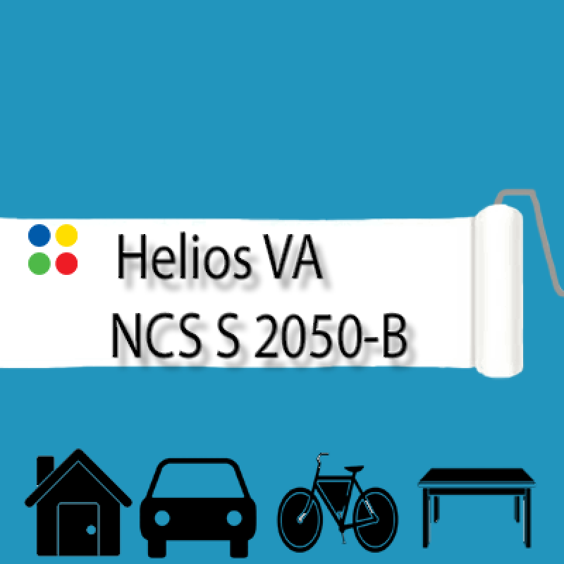 NCS S 2050-B антикорозійна глянцева грунт-емаль (вініл-акрилова) HELIOS VA - 1л