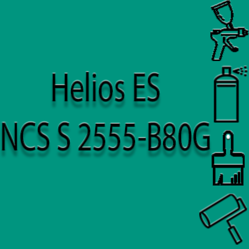 NCS S 2555-B80G аерозольна глянцева 1К швидкосохнуча антикорозійна емаль Helios ES - 400мл