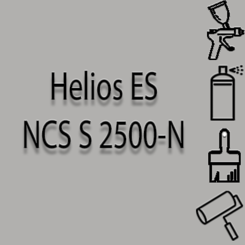 NCS S 2500-N глянцева 1К швидкосохнуча антикорозійна емаль Helios ES - 1л