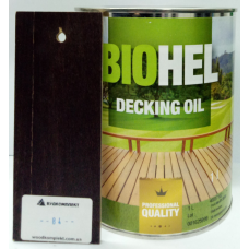 BIOHEL DECKING OIL олія для терас 1 л. №84 - ТЕМНИЙ ШОКОЛАД.