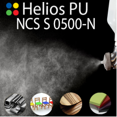 NCS S 0500-N шовковисто матова, 1 компонентна високоеластична поліуретанова емаль HELIOS PU - 1кг