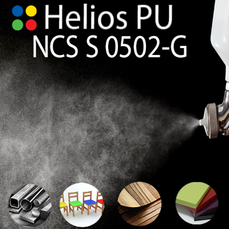 NCS S 0502-G шовковисто матова, 1 компонентна високоеластична поліуретанова емаль HELIOS PU - 1кг NCS S 0502-G шовковисто матова, 1 компонентна високоеластична поліуретанова емаль HELIOS PU - 1кг