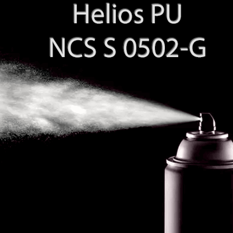 Аерозольна NCS S 0502-G шовковисто матова, 1 компонентна поліуретанова емаль HELIOS PU - 400мл