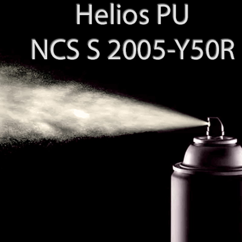 Аерозольна NCS S 2005-Y50R шовковисто матова, 1 компонентна поліуретанова емаль HELIOS PU - 400мл