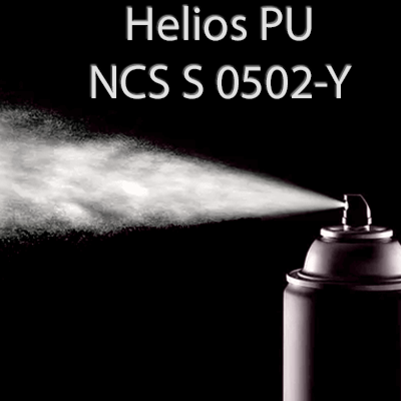 Аерозольна NCS S 0502-Y шовковисто матова, 1 компонентна поліуретанова емаль HELIOS PU - 400мл